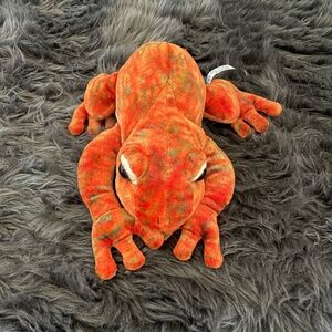Aurora orange/multicolor, tropical frog toy